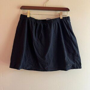 Vintage Nike Dri-FIT Black Tennis Skirt Skort golf preppy sporty school